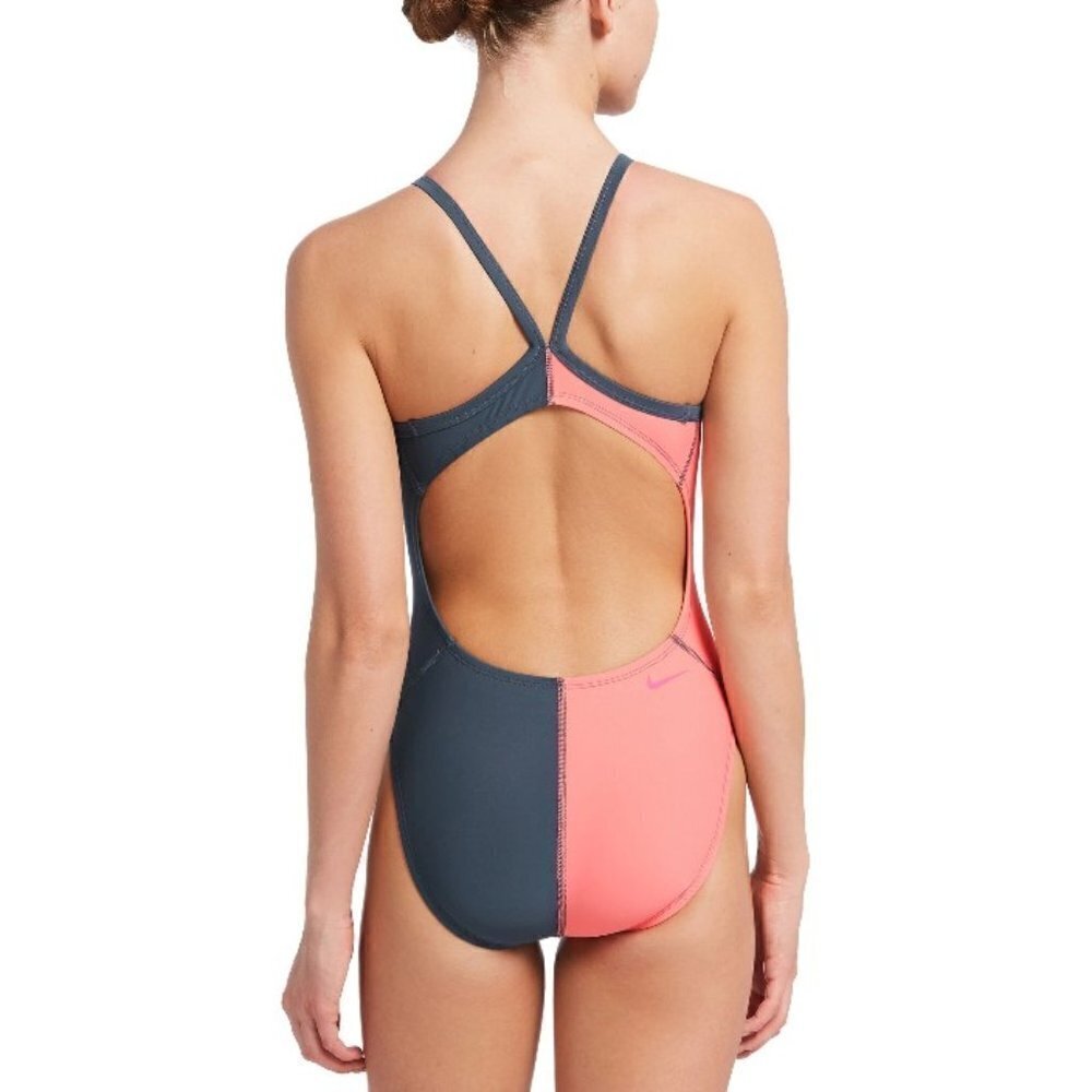 💕NIKE💕 Rift Racerback Cut Out One Piece Swimsuit - Picture 6 of 16